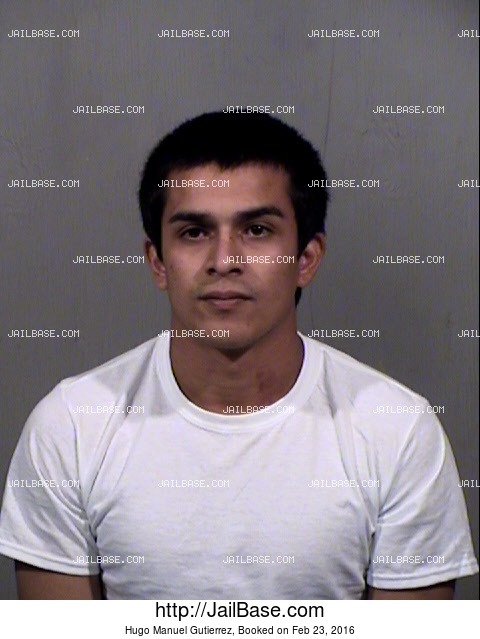 HUGO MANUEL GUTIERREZ | Arrested on Feb. 23, 2016 | JailBase